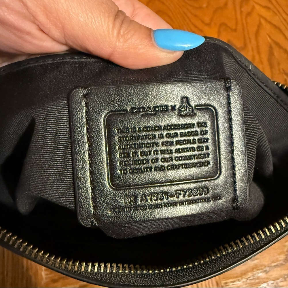 COACH x Atari Centipede Leather Large Pouch Clutch - Picture 9 of 14